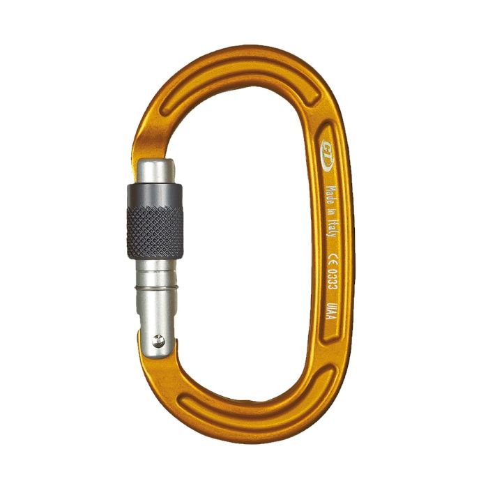Mousqueton à vis HMS Concept SGL Hard Coating Climbing Technology