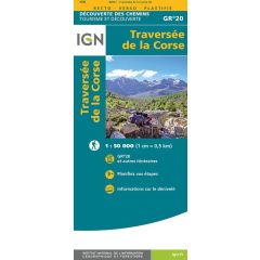 Carte IGN corse du nord / IGN corse du sud / GR20 IGN