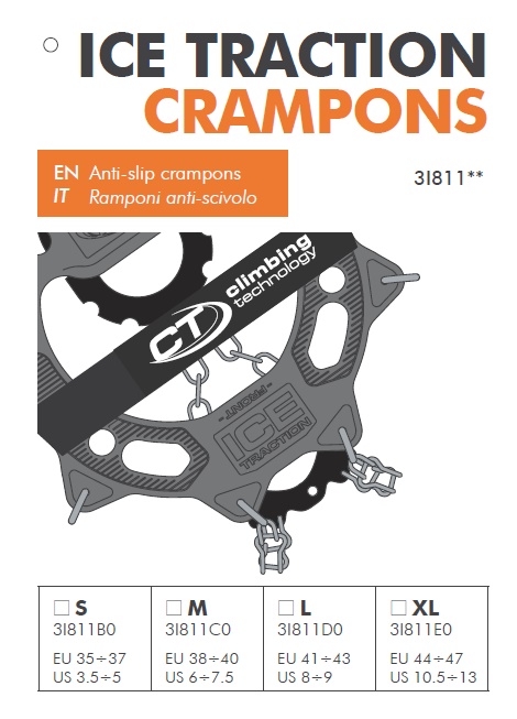 Terre de randonnee - Climbing Technology Taille Ice traction Climbing Technology