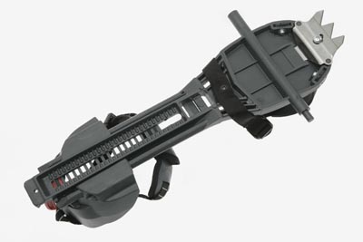 Fixation castor vue de dessous